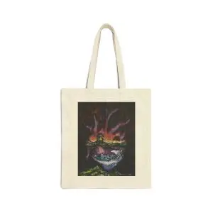 Live Your Purpose Cotton Canvas Tote Bag